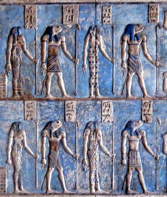 The eight deities of Egyptian mythology who created the world. (Olaf Tausch/CC BY 3.0)