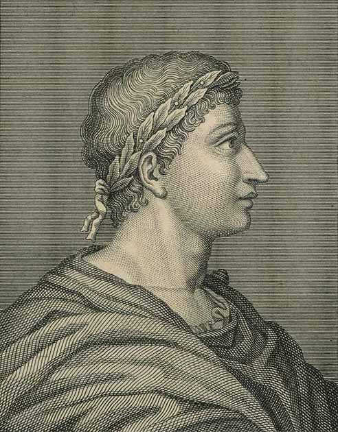 18th century French engraved portrait of Ovid. (Public Domain)