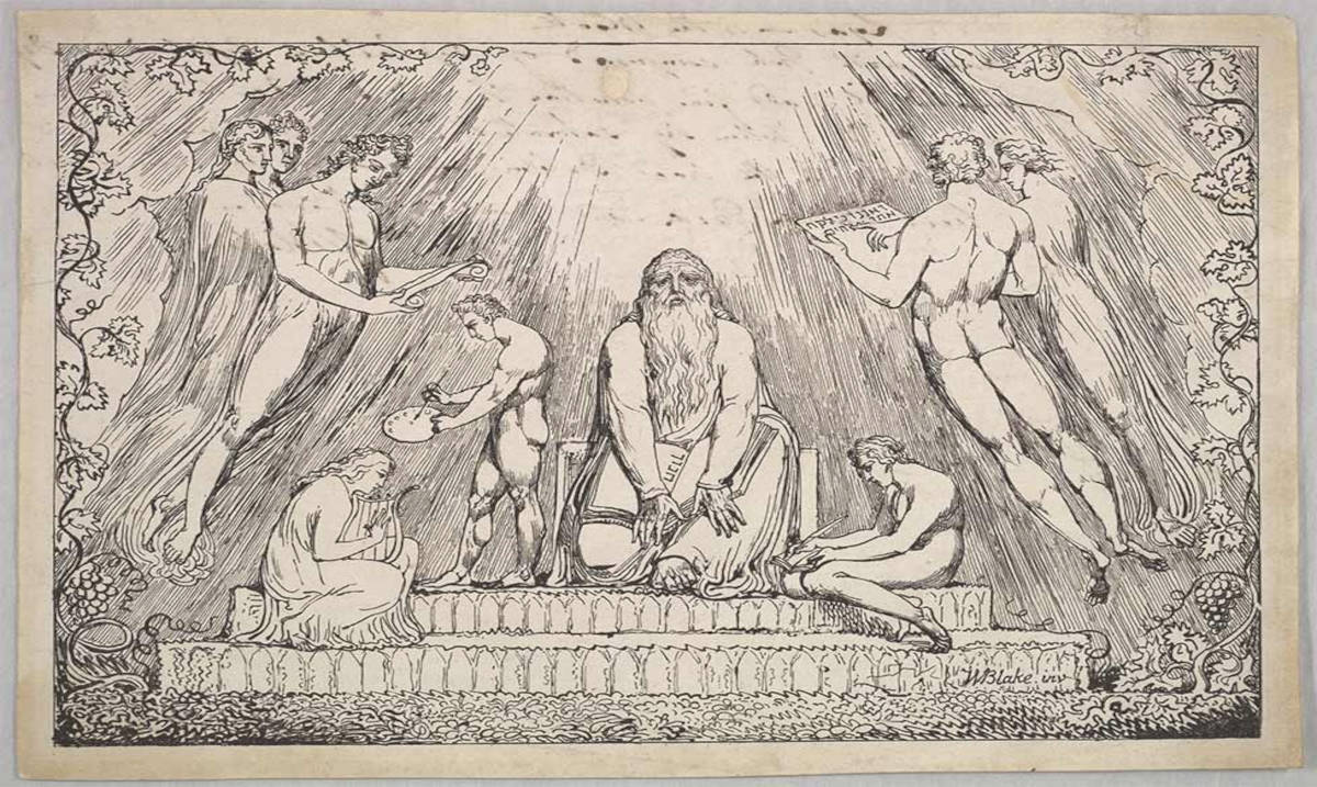 Enoch Lithograph by William Blake (1807)