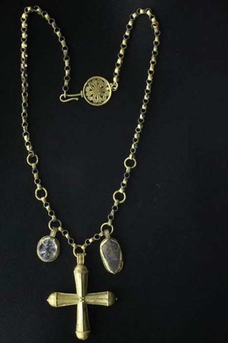 An exquisite chain from the Byzantine-Sassanid War of 602-628 AD found in Mersin Province, Turkey which was part of ancient Anatolia. (Anadolu Agency)