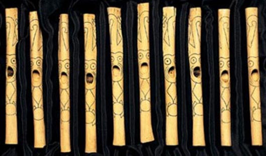The people of Caral fashioned flutes from the bones of condors and pelicans.