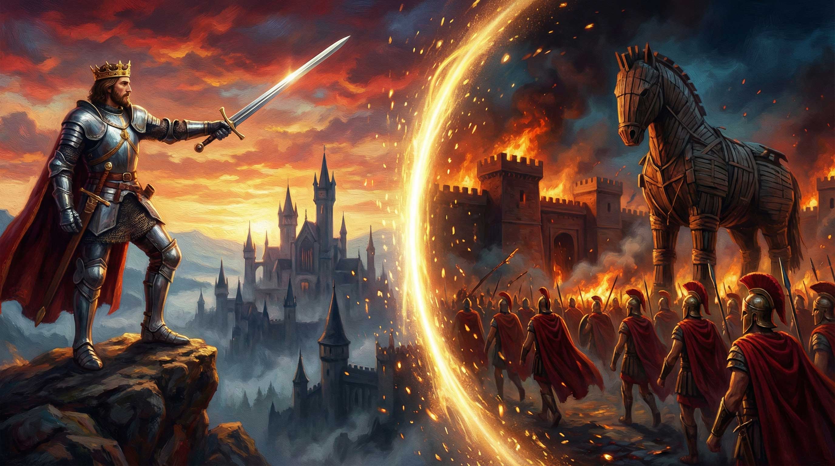 King Arthur and Troy