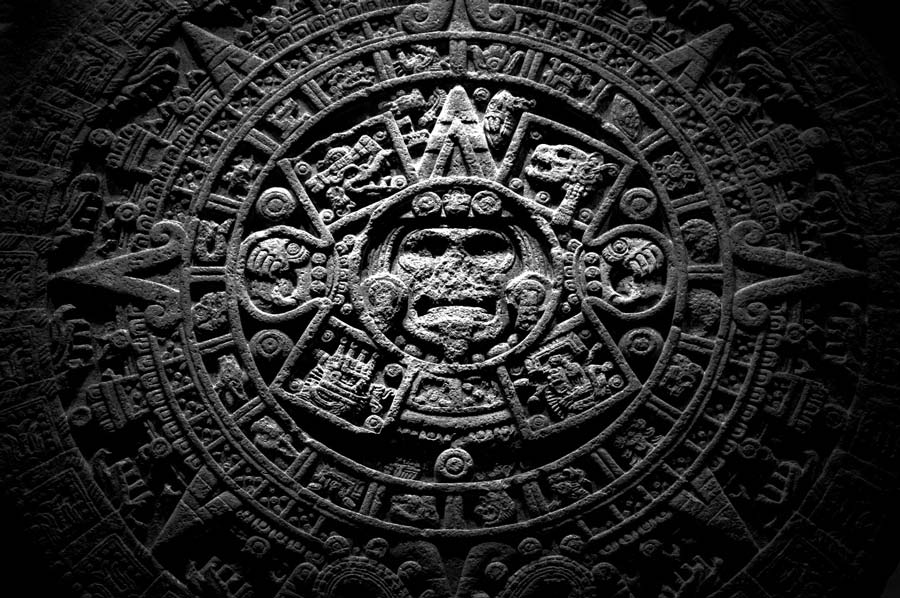 The Aztec calendar. Source: javier_garcia / Adobe Stock.