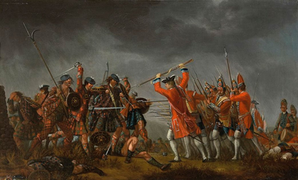 ‘The Battle of Culloden’ 1746 by David Morier. Source: Public Domain
