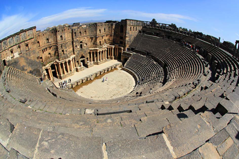 The Theater of Bosra, Syria (CC by SA 3.0)
