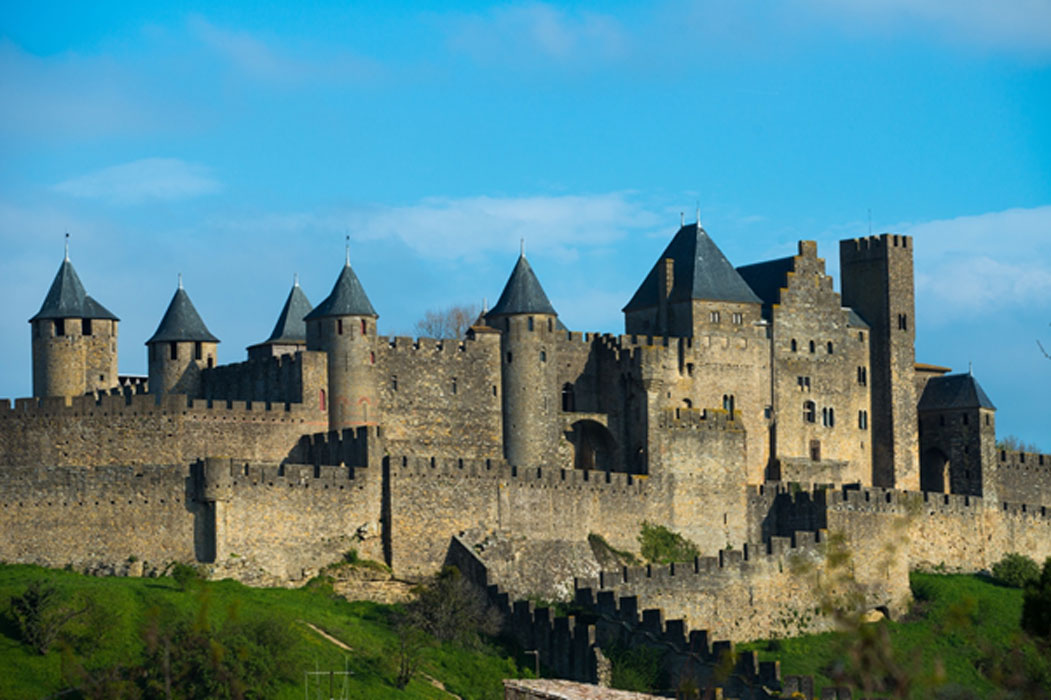 Medieval Carcassonne town view, France. Source: Nejron Photo / Adobe