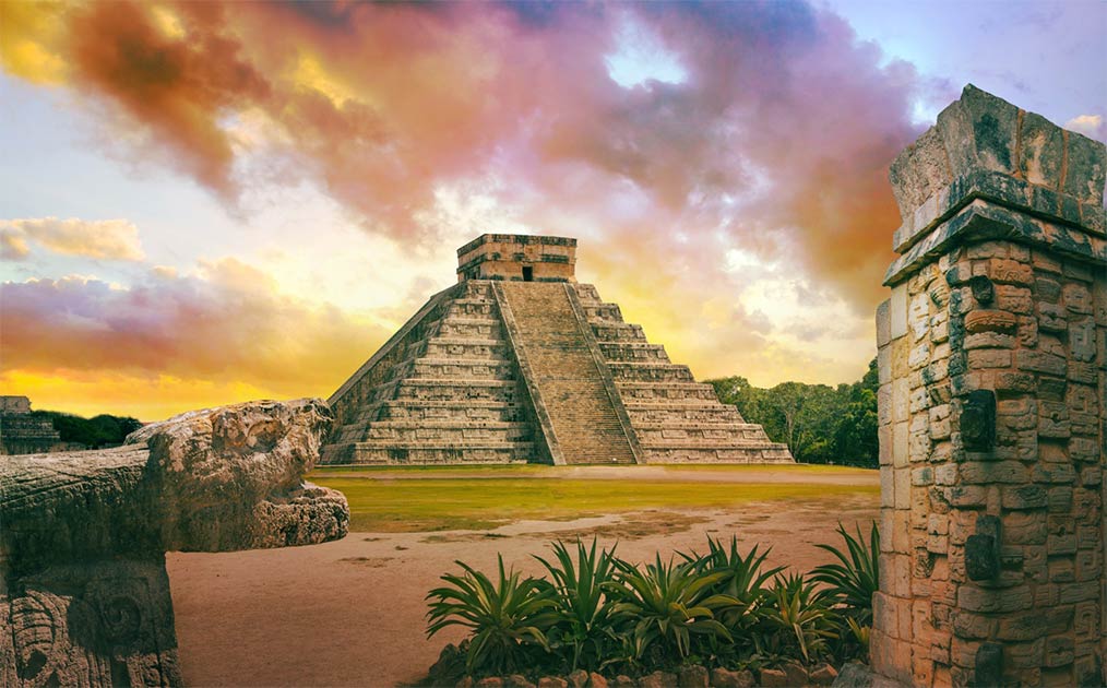 The Mayan Pyramid Snake
