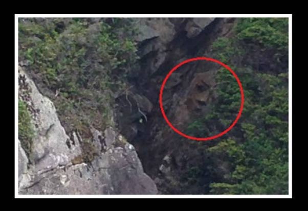 Mysterious, Giant Face Found on Cliff in Canada - Man-Made or Natural?