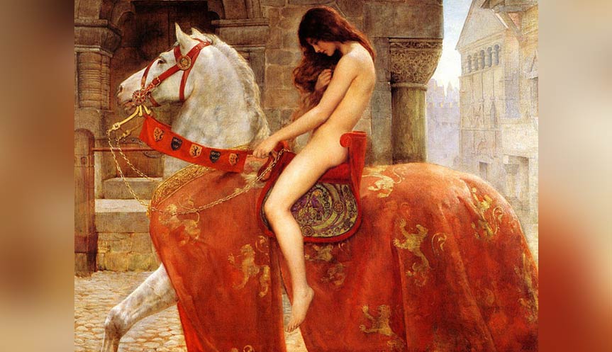 Voyeur Nudist Topless - The Naked Truth on Lady Godiva and Her Nude Ride to Help the ...