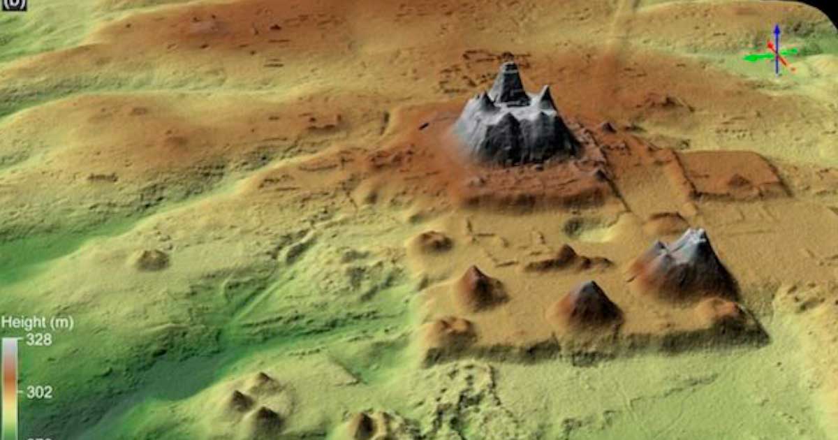 LiDAR revela la movilización masiva de mano de obra necesaria para construir un sitio maya