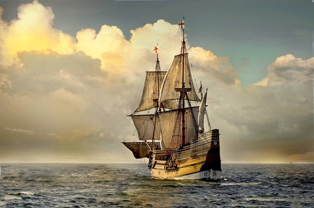 mayflower voyage route