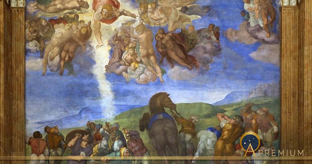 Fresco of Paul’s Conversion, by Michelangelo  (1542-45) in the Vatican Cappella Paolina (Public Domain)