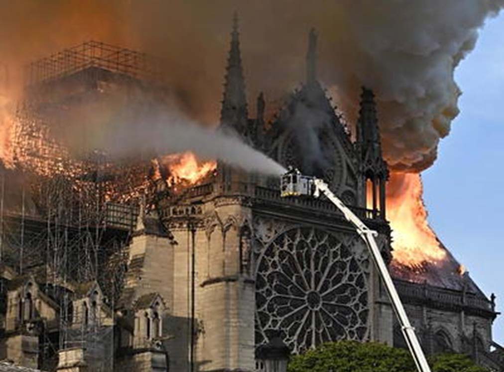 Historic Notre-Dame Cathedral in Paris is on Fire and May Be Completely