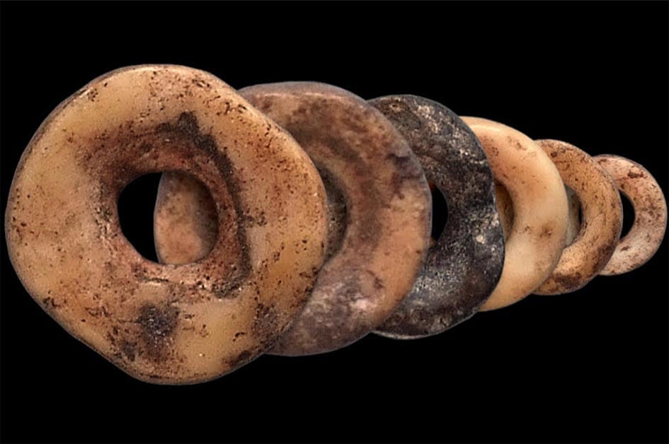 Ostrich eggshell beads have been used to cement relationships in Africa for more than 30,000 years.  Source: John Klausmeyer, Yuchao Zhao & Brian Stewart / University of Michigan