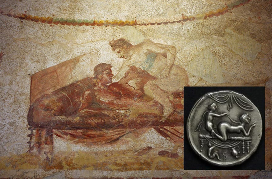 Vintage Sex Ancient Rome - Paying for Services: Illicit Brothel Coins of Pompeii Show ...