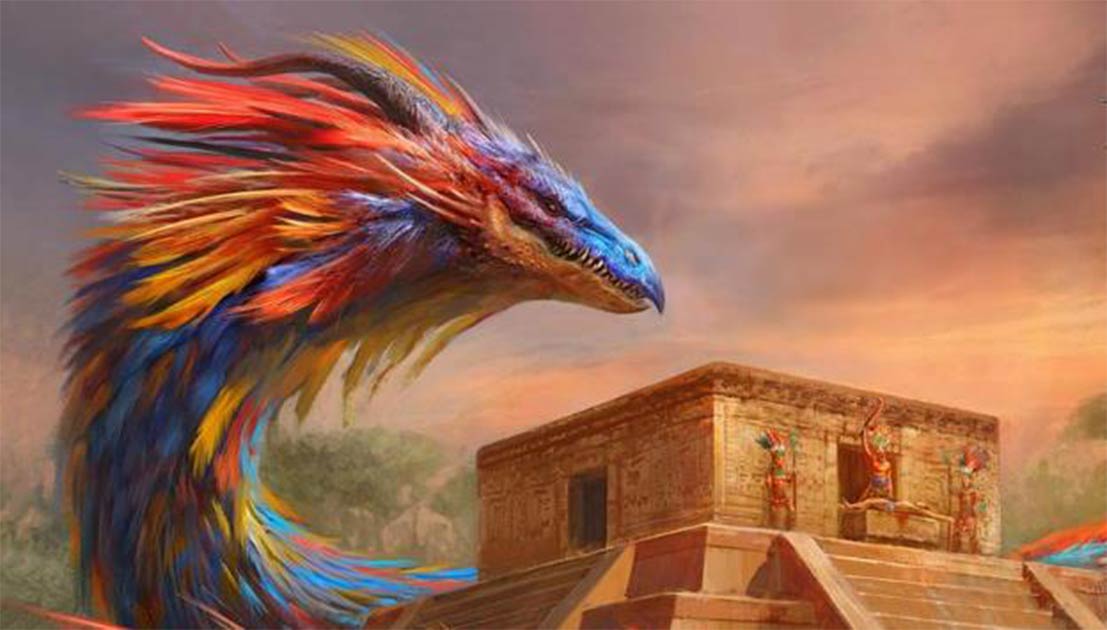 Quetzalcoatl, detail. Source: Manzanedo/Deviant Art