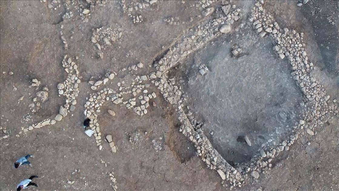 The Stone Age rock tombs recently found at the Kizilkoyun Necropolis area not far from Göbekli Tepe .            Source: AA News Broadcasting System (HAS)