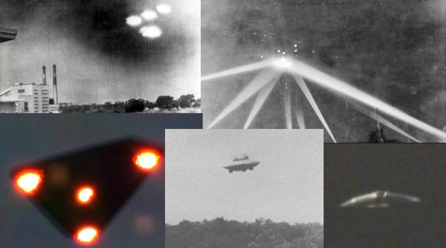 Composite image of unidentified flying objects. Source: Author provided.