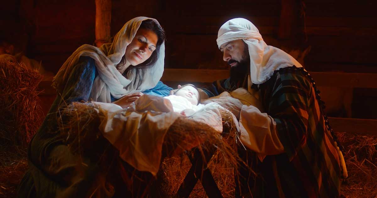 Baby Jesus is born 2K wallpaper download