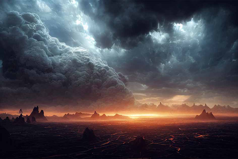  Apocalypse landscape. Source: ErenMotion / Adobe Stock.