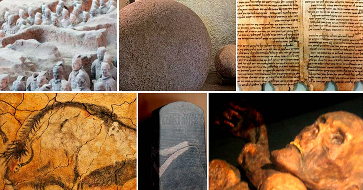Montage of 7 most amazing discoveries in history images. Source: Credited in article body