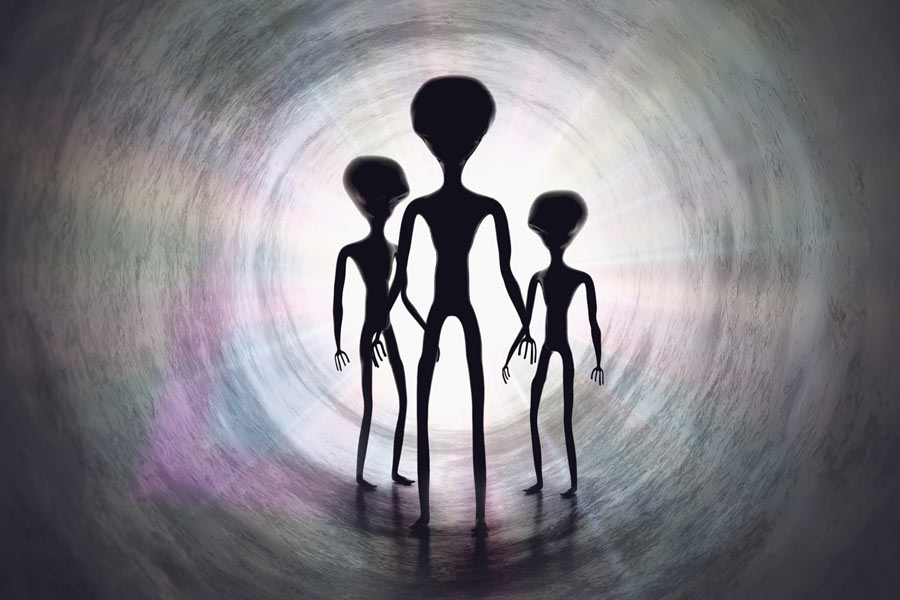 Controversially, theories persist that there is an underground base occupied by extraterrestrial aliens at Dulce in Colorado. Source: vchalup / Adobe Stock