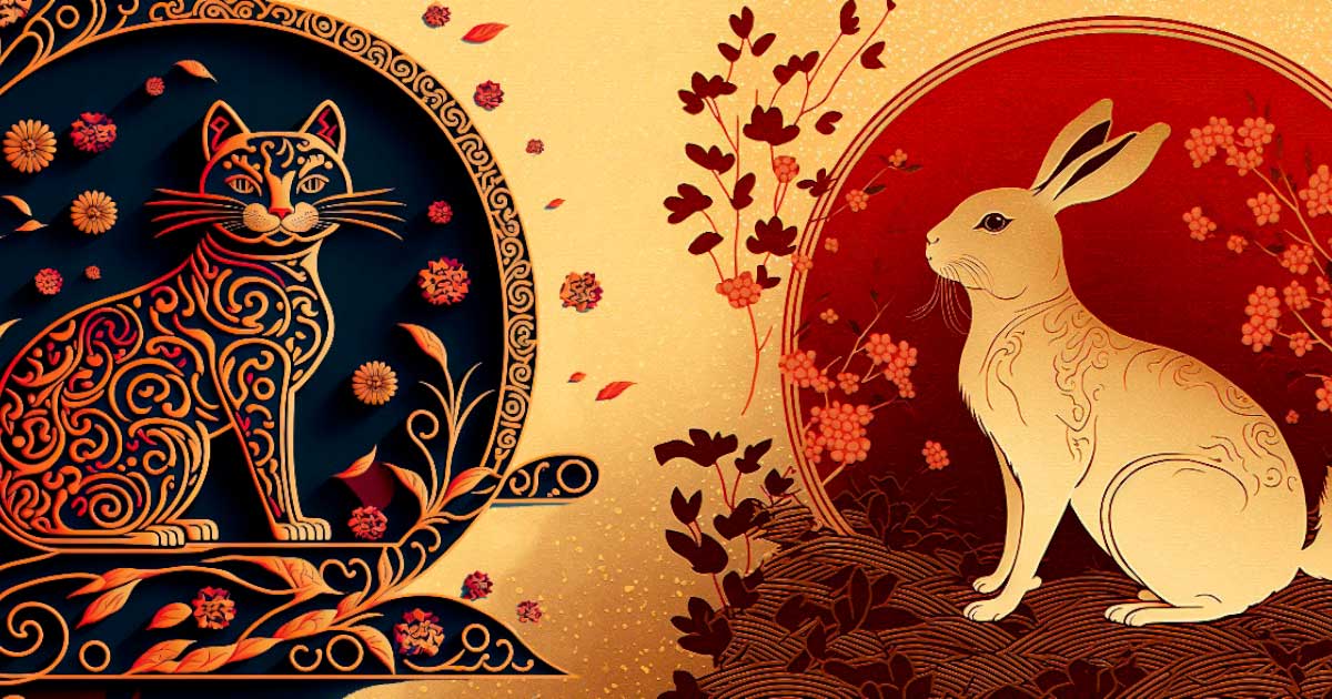 This Lunar Year will be the Year of the Rabbit or the Year of the Cat