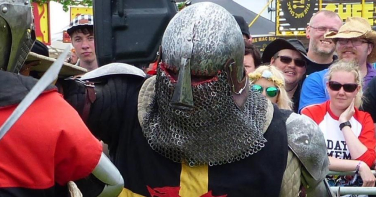 Sword Wielding Medieval Knight Vigilante Takes On A Street Gang
