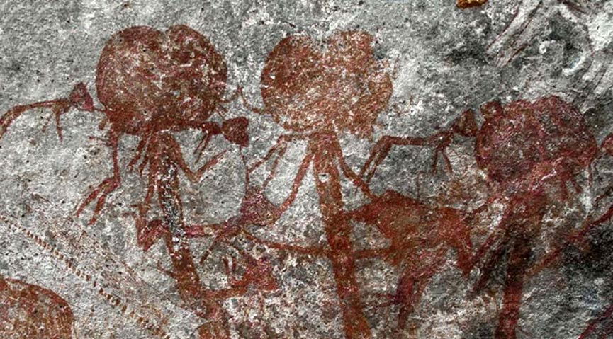 Ancient Tanzanian Paintings of Bizarre Humanoids Perplex Experts | Ancient  Origins