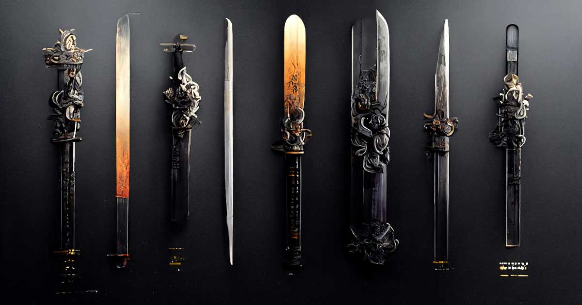 Fantasy weapon set. Source: Zaleman / Adobe Stock