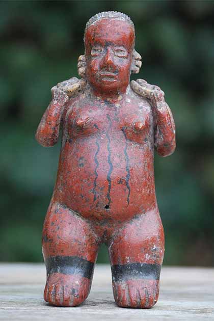 A Mesoamerican figurine in Mexico depicting the female and fertility. (Hippopx/CC0)