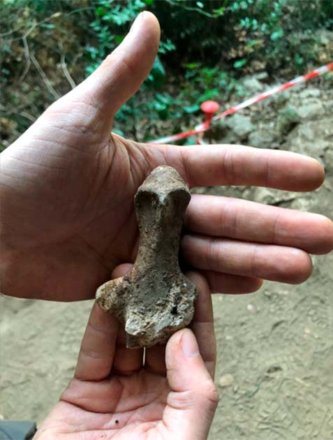 7,000-year-old ‘figurine’ found in Italy. (Sapienza University of Rome)