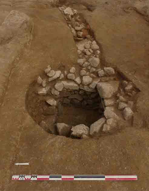 The freshwater spring, dating back approximately 4,500 to 6,000 years was found below the remains of a Roman-era pool. (Inrap)