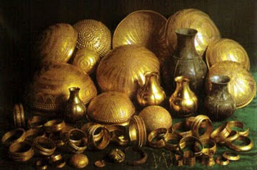 Gold in the vaults of the temple
