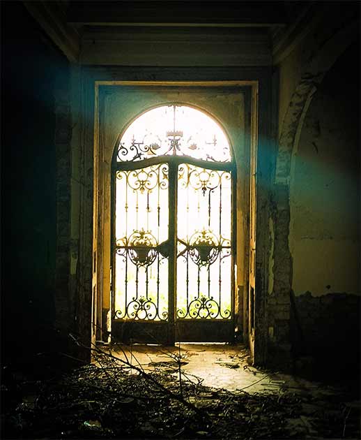 Many of the tales of haunting and dark secrets could be related to the last person living in the chateau before the Great War (World War I), in the early 1900’s. (Aleksa Vučković)