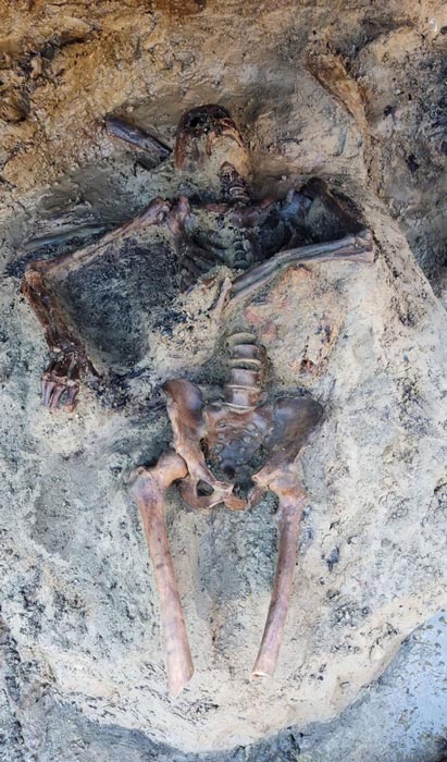 El horror y la tragedia de la erupción del Vesubio personificados en los restos humanos encontrados en Herculano. (Parco Archeologico di Ercolano)