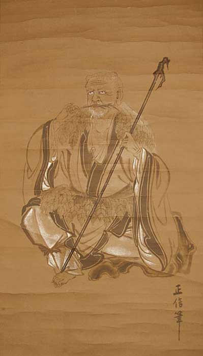 Shennong in his “iconic” pose. 