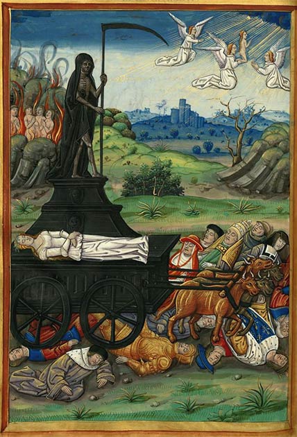 Illustration of Petrarch's Triumph of Death. (Public domain)