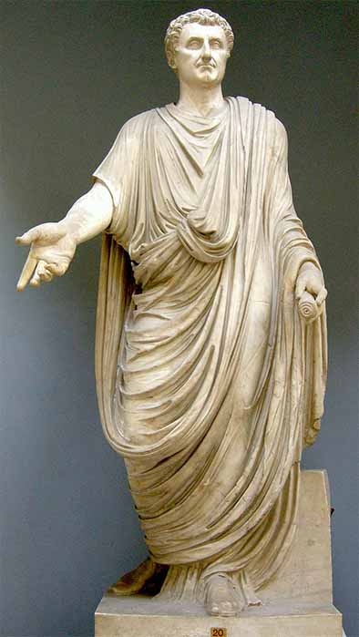 Marcus Cocceius Nerva. Chiaramonti Museum (I, Sailko/ CC BY-SA 3.0)