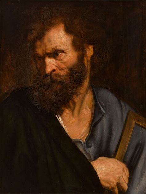 Saint Thaddaeus or Saint Jude the Apostle. (Anthony van Dyck / Public domain)
