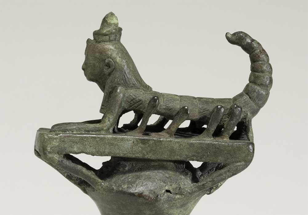 Late period bronze figure of Isis-Serket, goddess of fertility, nature, animals, medicine, magic, and healing venomous stings and bites in Egyptian mythology. Walters Art Museum(Public Domain)