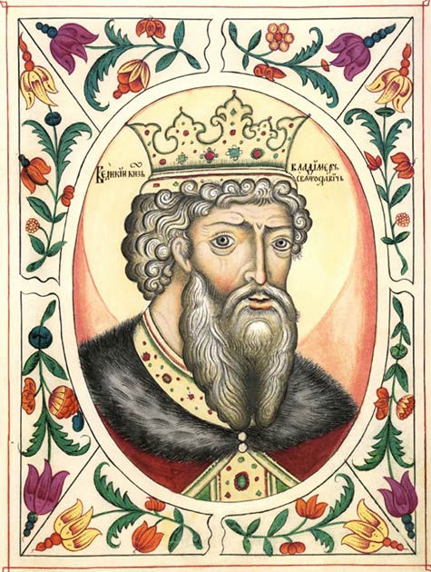 The Russian Vladimir / Ukrainian Volodymyr the Great. (Public domain)