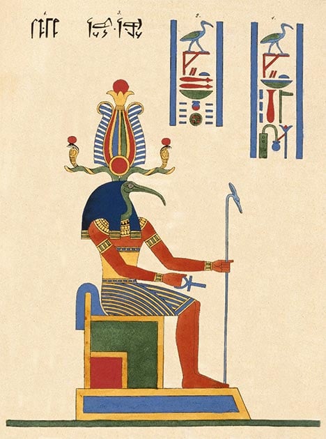 Thoth, la antigua deidad egipcia.  (Jean-François Champollion / Sin restricciones)