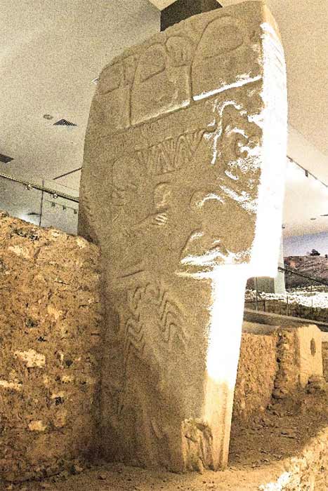 Copy of Pillar 43 in Sanliurfa Museum (Image: Courtesy of Alistair Coombs)