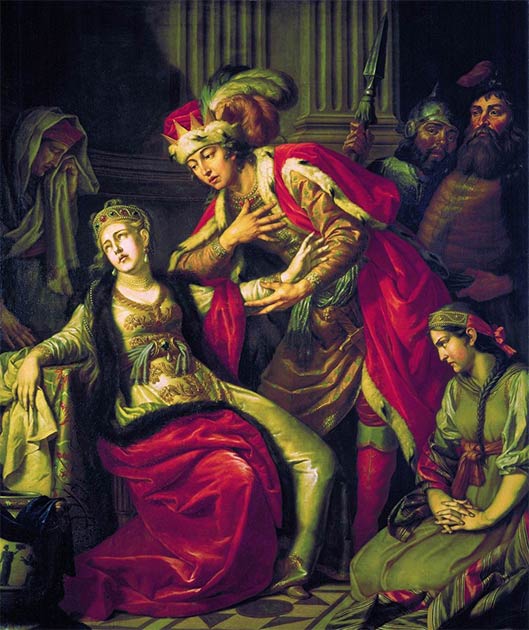 Painting of Volodymyr the Great and Rogneda. (Public domain)