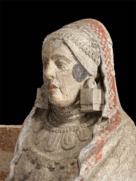 Detalle de la estatua de la Dama de Baza. (Museo Arqueológico Nacional / CC BY-SA 4.0)