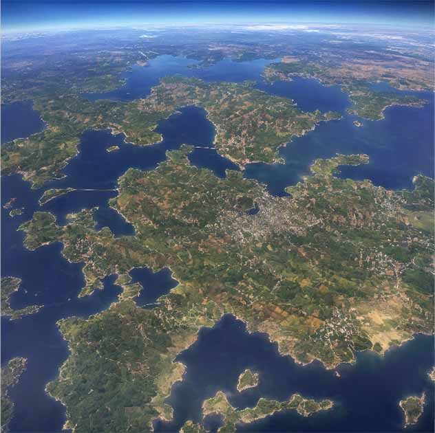 The beauty of Earth from afar: an enchanting view generated by AI. (Viiiiiiiiiiiiiiiiiii/Adobe Stock)