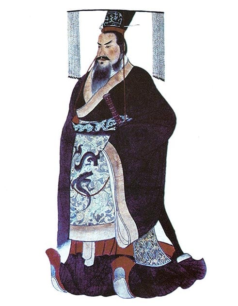 Qin Shi Huang, le premier empereur de Chine, qui avait une obsession de l'immortalité et est finalement décédé après avoir pris un «élixir de vie». (Domaine public)