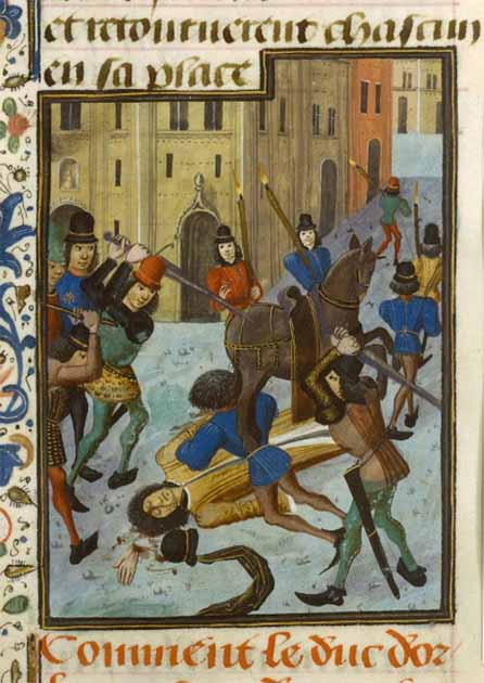 John the Fearless ordered the assassination of Queen Isabeau's brother-in-law Louis of Orléans in 1407. (Public Domain)
