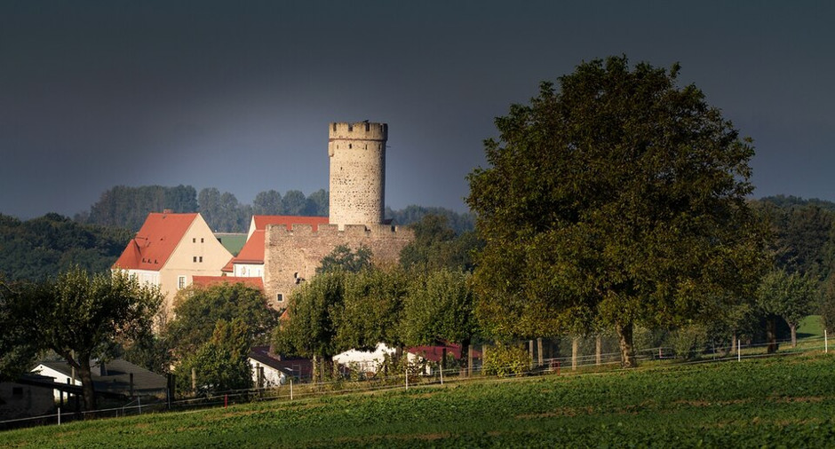Gnandstein Castle, view from the south.